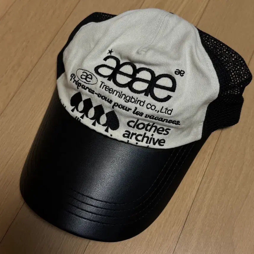 [BUNJANG] Trimming Bird x Aeae Mesh Cap / 트리밍버드 x aeae 콜라보 메쉬 캡 화이트