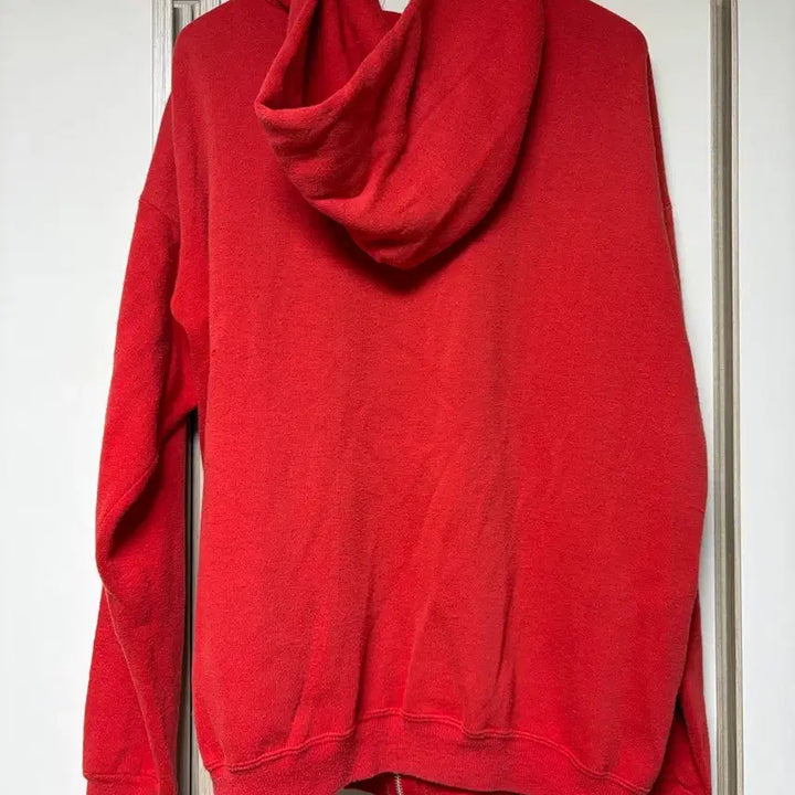 [BUNJANG] Vintage 70s Blank Red Zip-Up Hoodie XL / [XL] 빈티지 70s 블랭크 무지 후드집업 레드