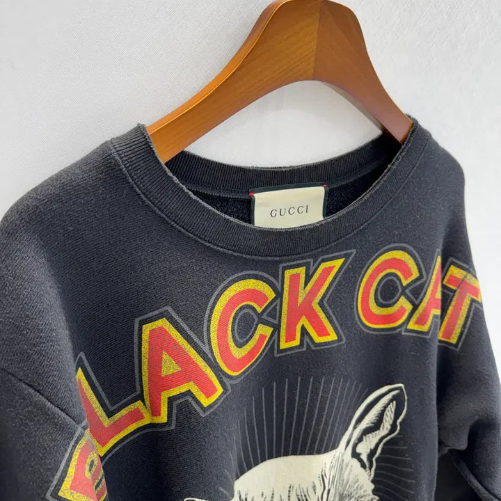 [BUNJANG] Gucci Black Cat Sweatshirt XS / [XS]구찌 블랙캣 맨투맨