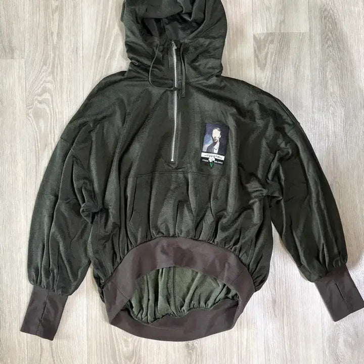 [BUNJANG] Undercover 25ss Half Zip-Up Hoodie / 언더커버 25ss 하프집업 후디 카키