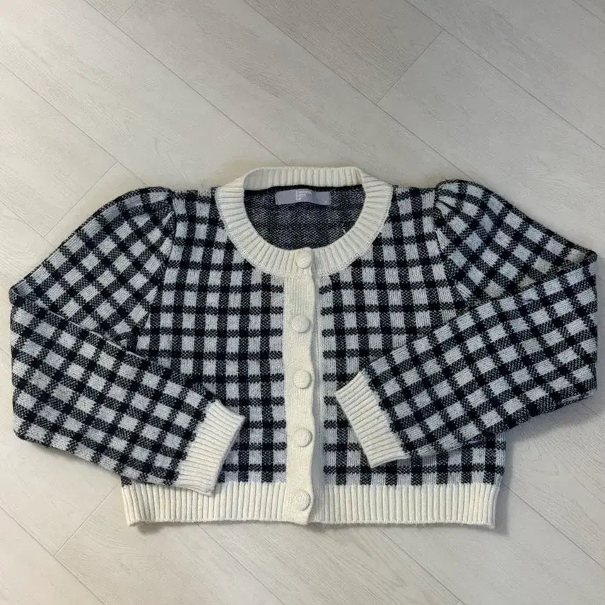 [BUNJANG] 8 Seconds Checked Cardigan / 에잇세컨즈 체크 가디건