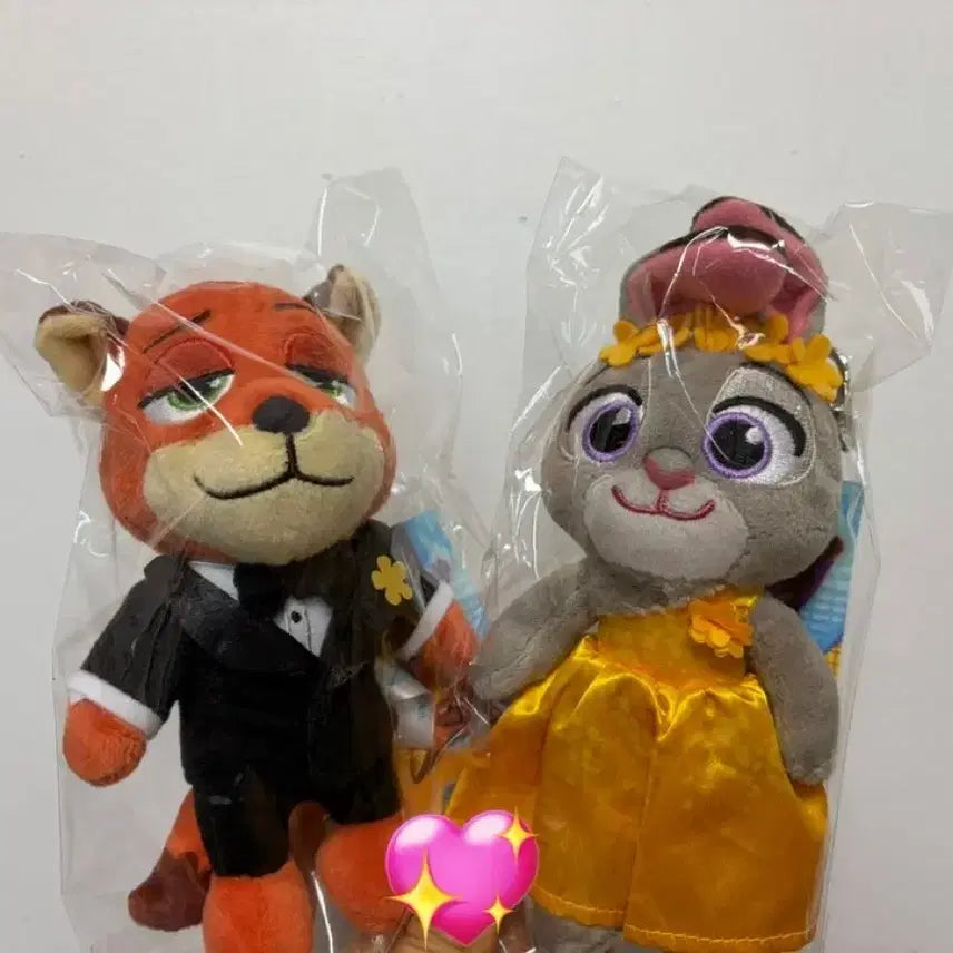[BUNJANG] Zootopia Nick and Judy Doll Set / 주토피아 닉 주디 인형 세트