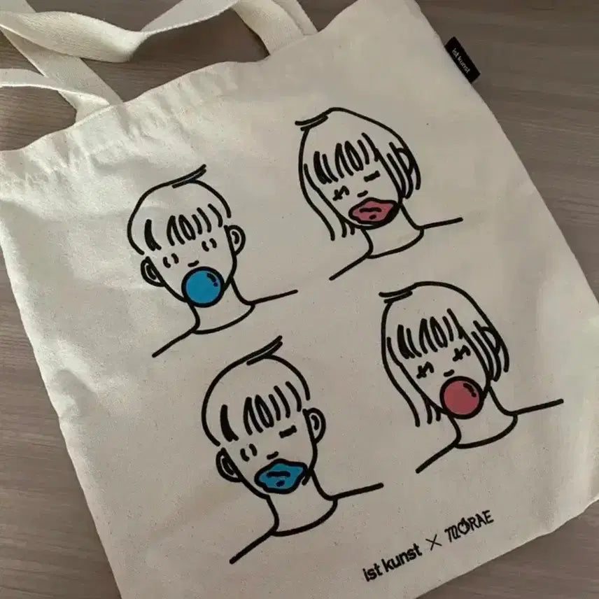 [BUNJANG] Shin Morlde Art Print Eco Bag / 신모래 에코백