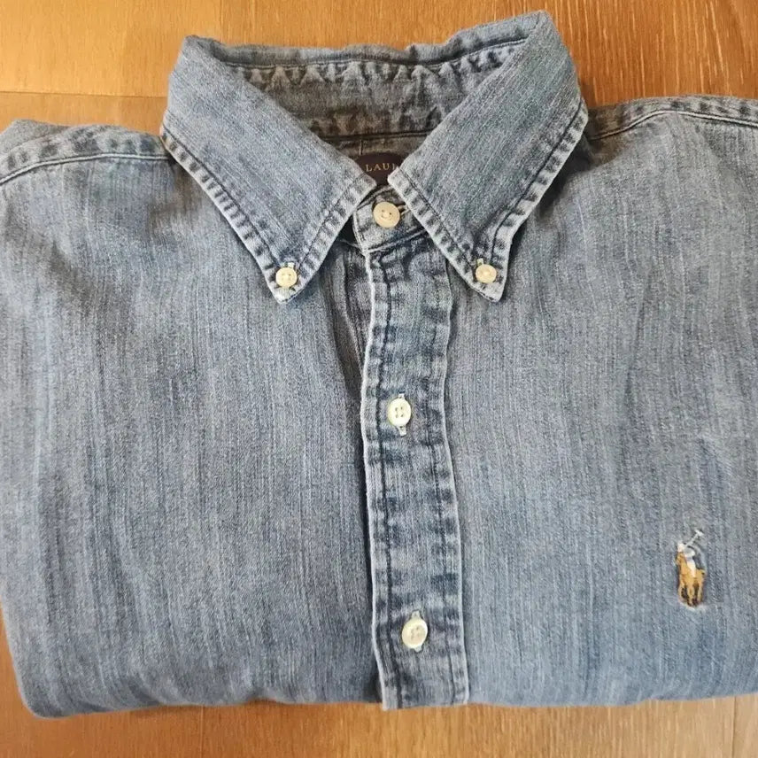 [BUNJANG] Polo Ralph Lauren Denim Shirt (M) / 폴로 랄프로렌 데님셔츠(M)