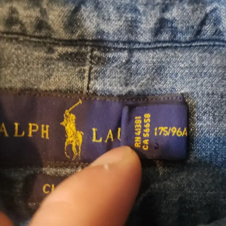 [BUNJANG] Polo Ralph Lauren Denim Shirt (M) / 폴로 랄프로렌 데님셔츠(M)