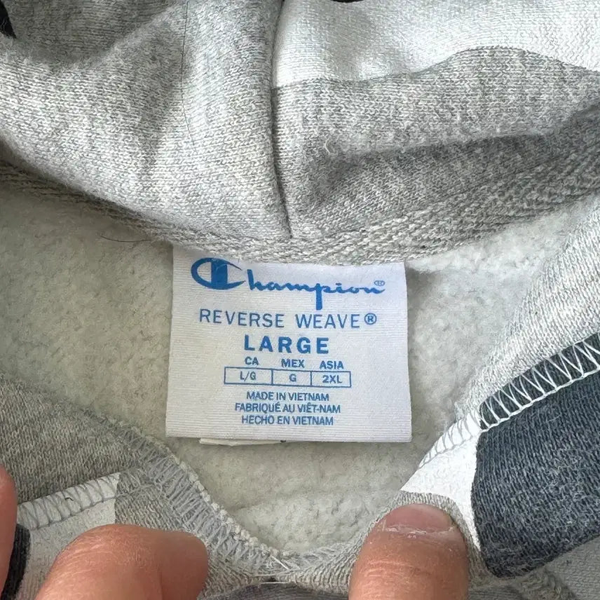 [BUNJANG] Champion Reverse Weave Camo Embroidered Hoodie L / 챔피온 리버스위브 카모 자수 후드 L