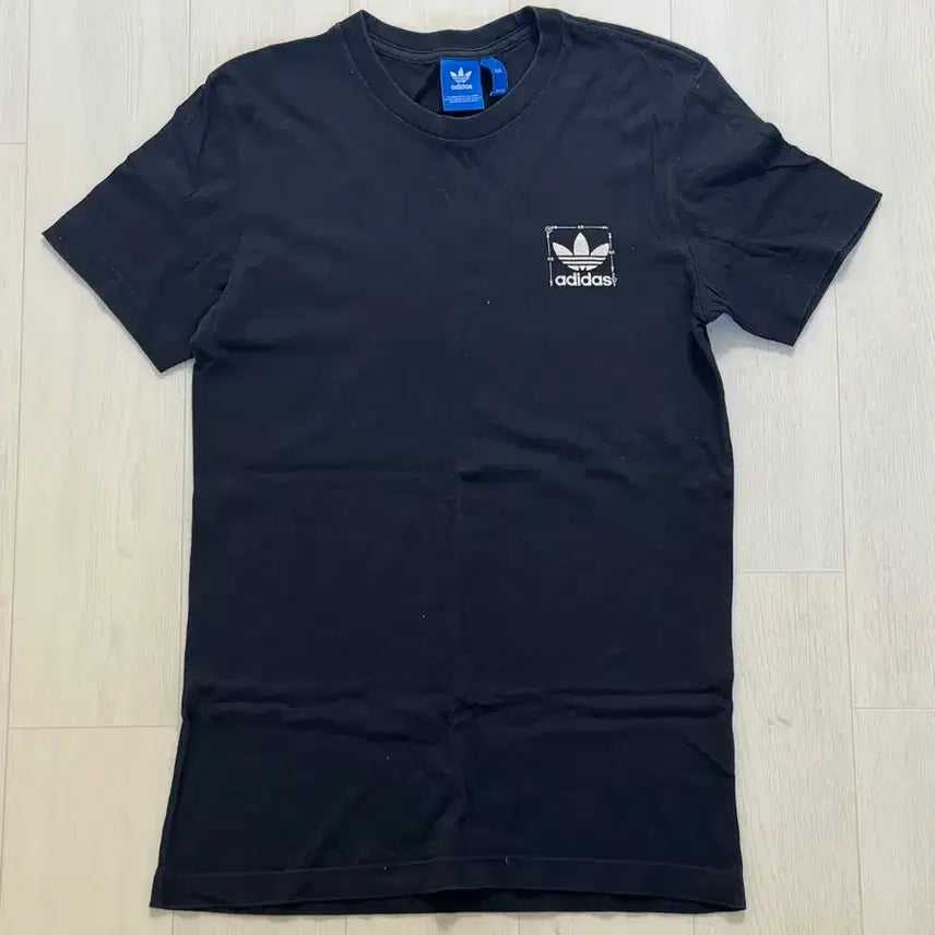 [BUNJANG] Adidas Black Logo Short Sleeve T-Shirt / 아디다스 블랙 로고 반팔 티셔츠