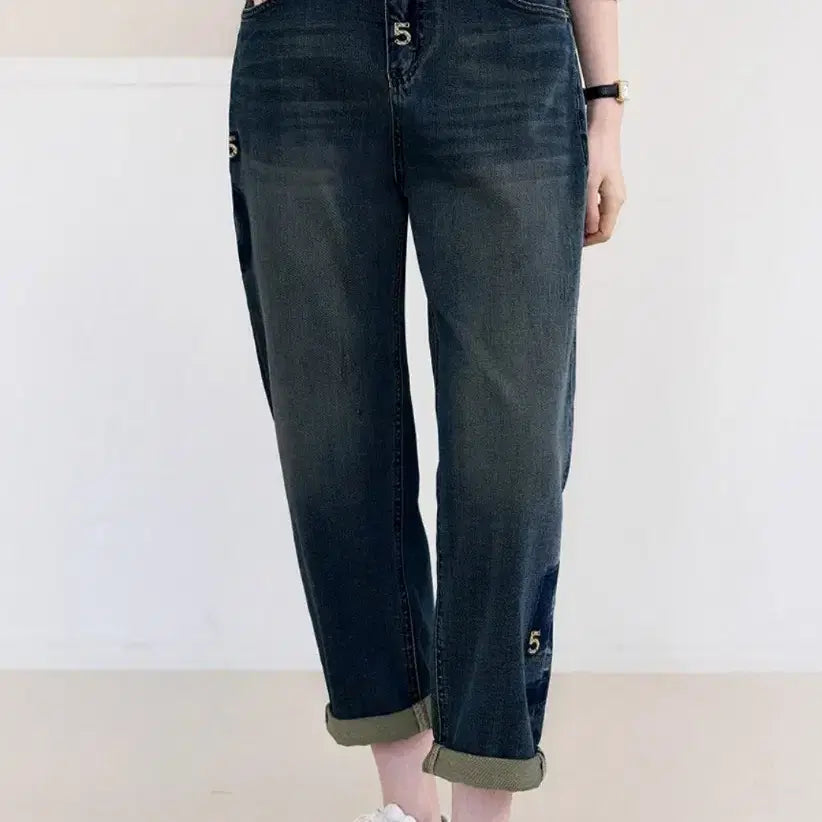 [BUNJANG] Soft Roll-Up Skinny Jeans / 청바지 (스판 소프트 롤업 배기 청바지)