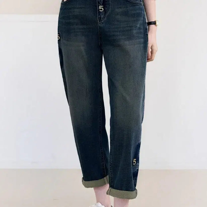[BUNJANG] Soft Roll-Up Skinny Jeans / 청바지 (스판 소프트 롤업 배기 청바지)