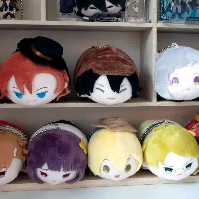 [BUNJANG] Bungo Stray Dogs Mochizuki Mascot Bundle Set / 문스독 모찌 마스코트 누이 일괄 판매