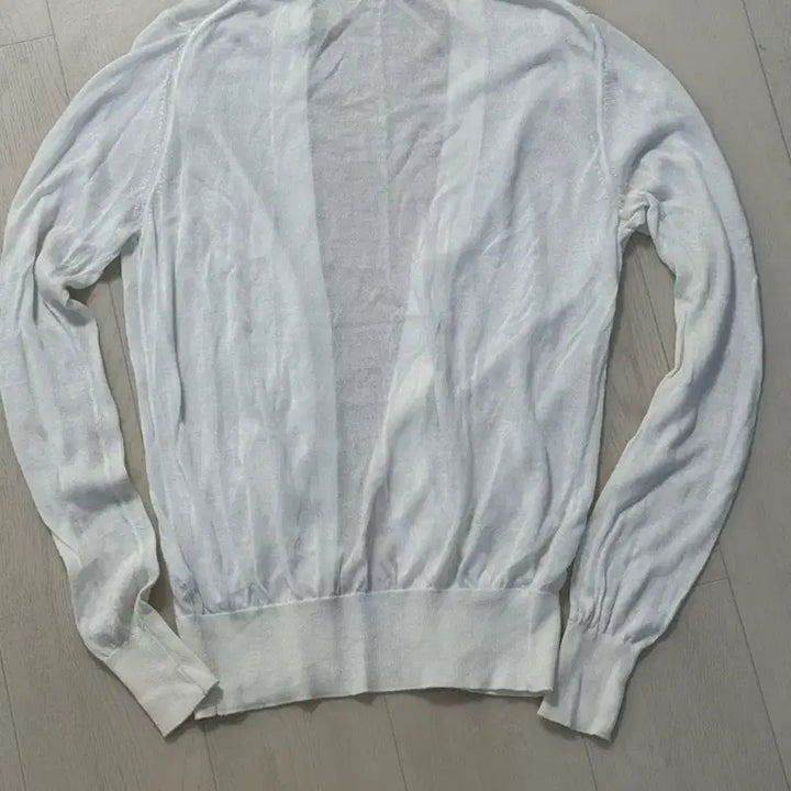 [BUNJANG] Uniqlo White Cardigan M Size / 유니클로 화이트 가디건 M 사이즈