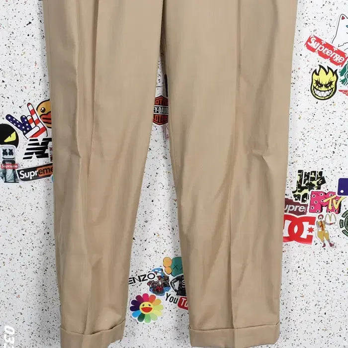 [SOLD OUT] 여성64 / 텍24만 데코 새상품 울 실크 슬랙스팬츠BG 5-16