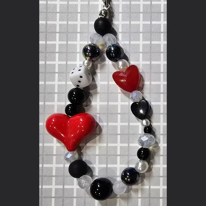 [BUNJANG] Kitsch Beaded Keychain / 키치한 비즈키링
