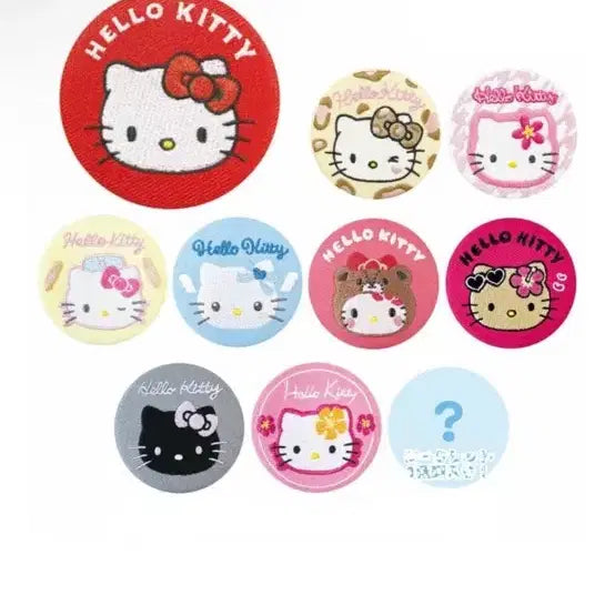 [BUNJANG] Sanrio Hello Kitty Secret Embroidery Nurse Can Badge / 산리오 헬로키티 시크릿 자수 캔 뱃지 간호사 판매합니다.