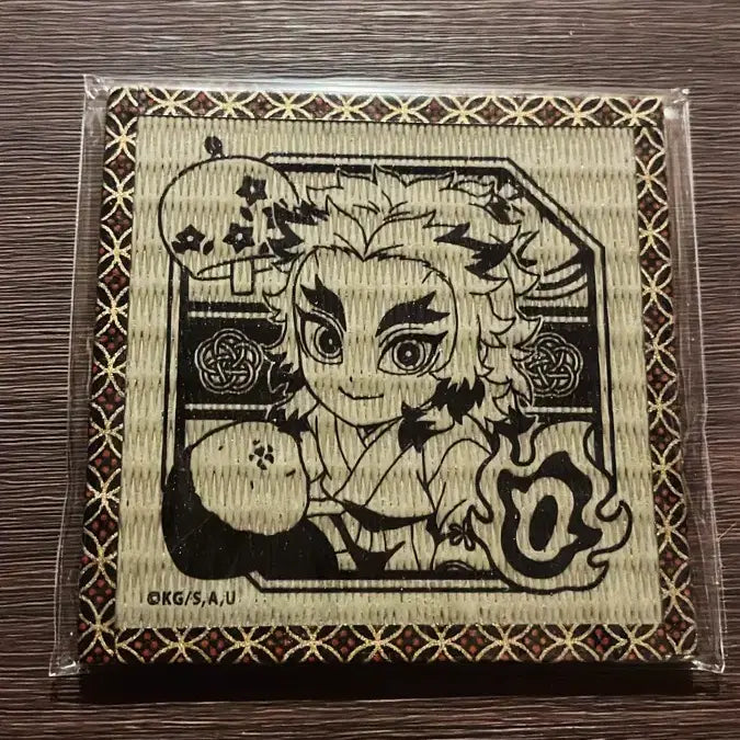[SOLD OUT] 귀멸의 칼날 렌고쿠 쿄쥬로 생일 타다미 코스터