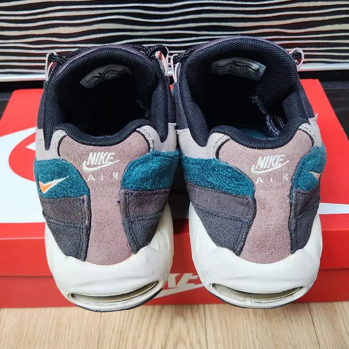 [BUNJANG] Nike Air Max 95 Premium Oil Grey/Bright Mango Sneakers / 나이키 에어맥스95 프리미엄 오일 그레이/브라이트 망고 운동화,스니커즈