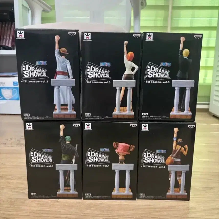 [SOLD OUT] 전 미개봉)원피스 동료의 증표 드라마틱 쇼케이스 피규어 6종세트