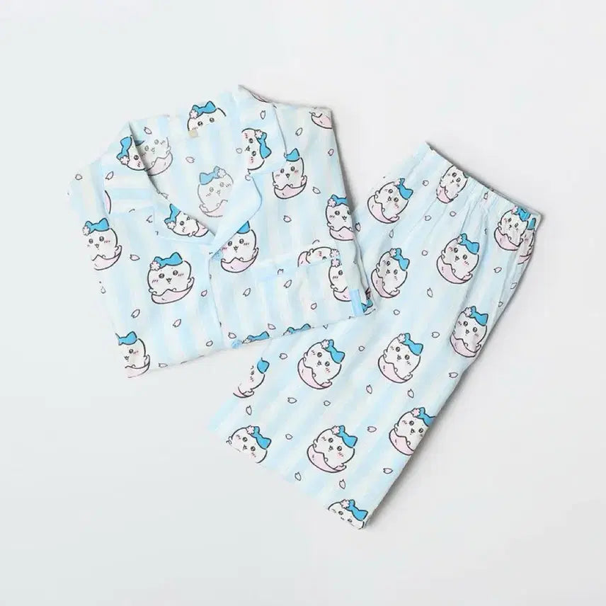 [BUNJANG] SPAO Monchou Hichiwale Long Sleeve Pajamas (M) / 새옷)스파오 먼작귀 히치와레 긴팔파자마(M)