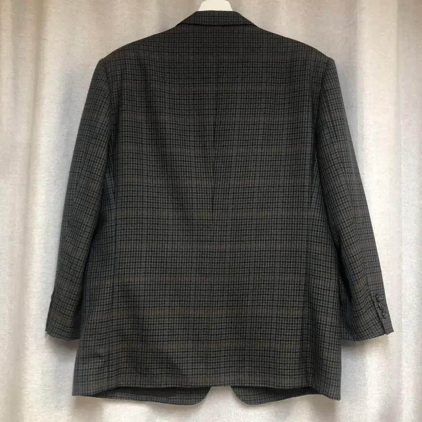 [BUNJANG] Yves Saint Laurent Classic Check Blazer Jacket / 입생로랑 YSL 체크 블레이저 자켓 100 / 클래식 빈티지