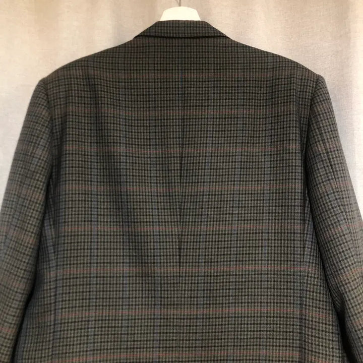 [BUNJANG] Yves Saint Laurent Classic Check Blazer Jacket / 입생로랑 YSL 체크 블레이저 자켓 100 / 클래식 빈티지