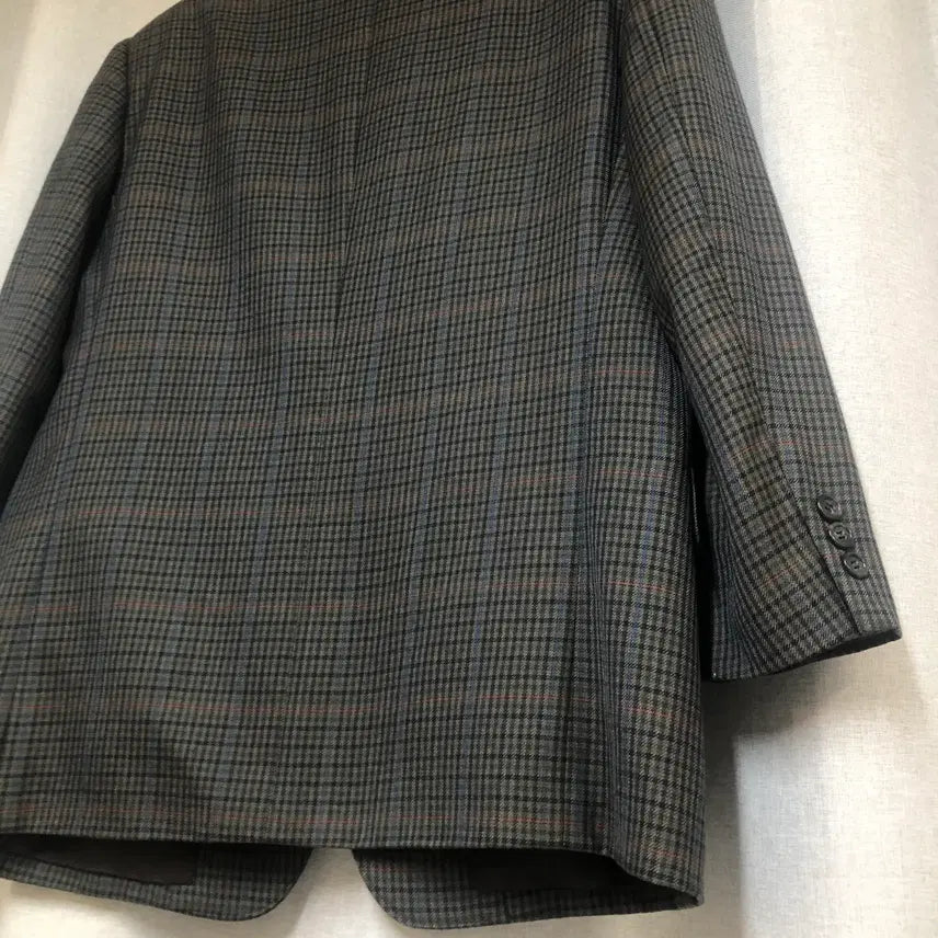[BUNJANG] Yves Saint Laurent Classic Check Blazer Jacket / 입생로랑 YSL 체크 블레이저 자켓 100 / 클래식 빈티지