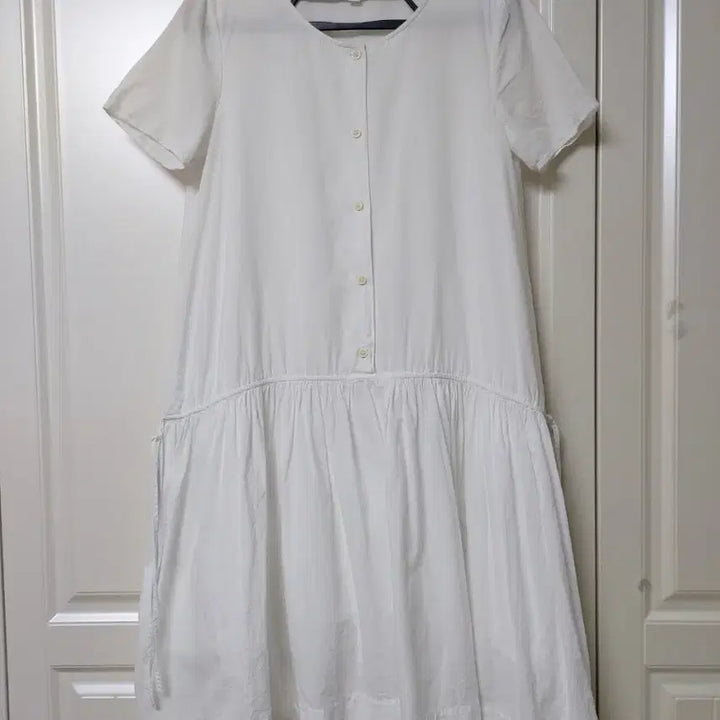 [BUNJANG] COS White Cotton Summer Long Dress / 여성 코스 COS 화이트코튼원피스55 여름롱원피스