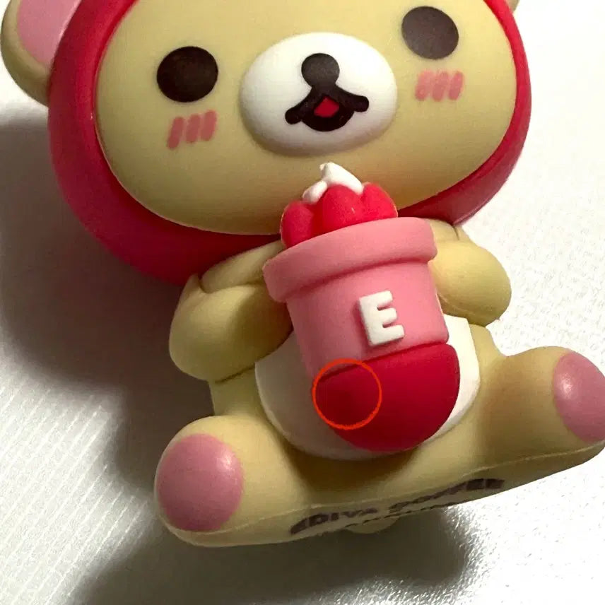 [BUNJANG] Ediya Rilakkuma Strawberry Korilakkuma Magnet / 이디야 리락쿠마 마그넷 딸기 코리락쿠마