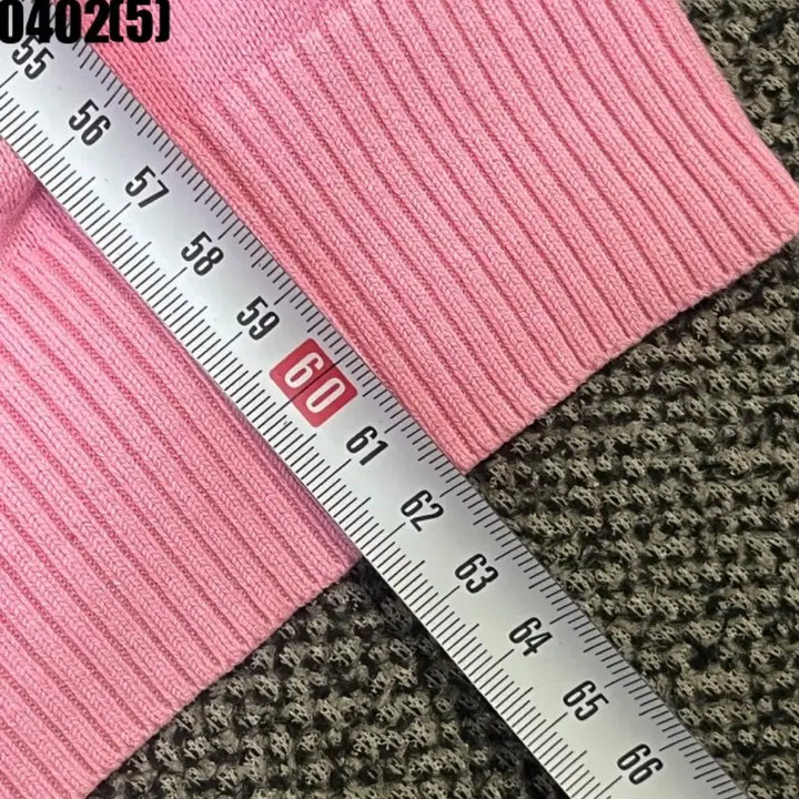 [BUNJANG] Tommy Hilfiger Pink V-neck Knit M / 타미힐피거 핑크 브이넥 니트m 0402