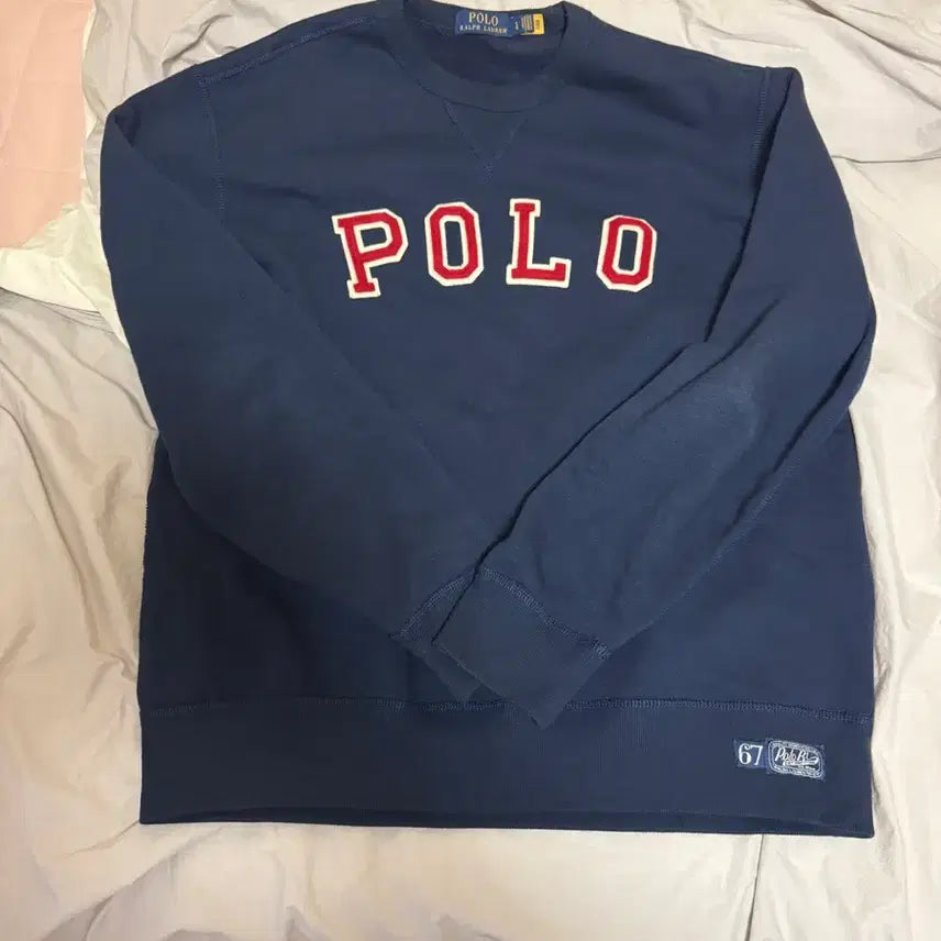 [BUNJANG] Polo Navy Sweatshirt L / 폴로 네이비 맨투맨 L 105