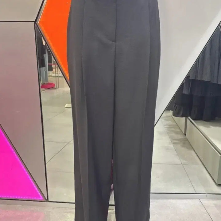 [BUNJANG] Lucky Chouette Wide Slacks Pants / 럭키슈에뜨 와이드 슬랙스 팬츠