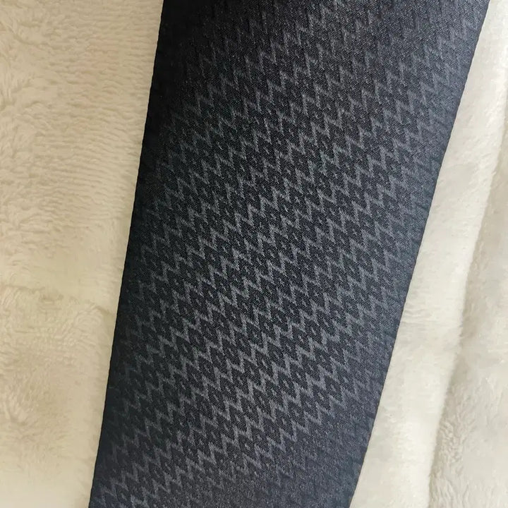 [BUNJANG] Set of 3 Zipper Neckties (Herringbone/Geometric Pattern, Black) / 고리형 자동 넥타이 3개 (새상품) 일괄 (무늬 있는 블랙톤)