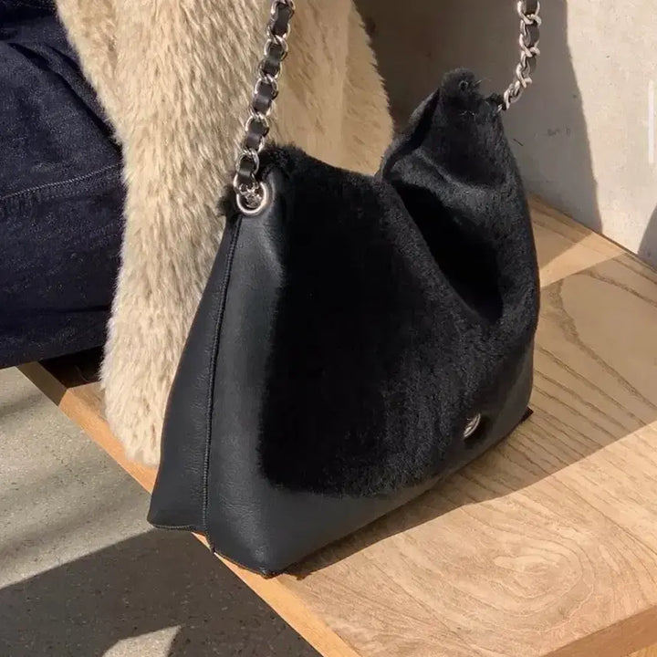 [BUNJANG] Minitmute Pebble Bag - Black Handbag / 미닛뮤트 페블백