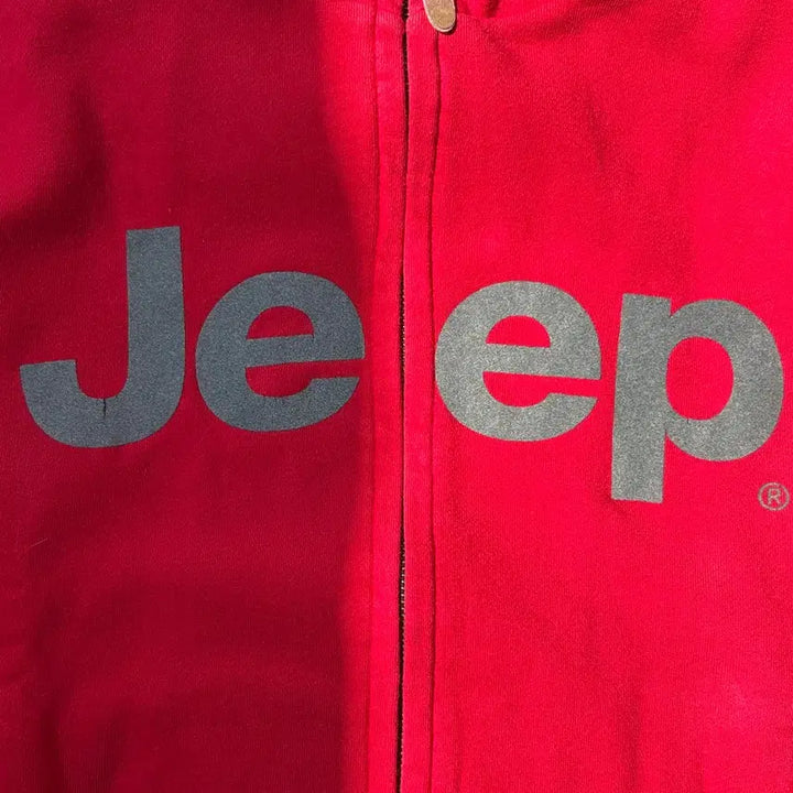 [BUNJANG] Jeep Lettering Pullover Hoodie Zip-up / jeep 레터링 풀오버 후드집업