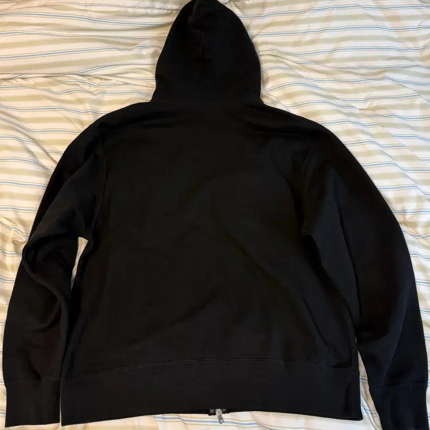 [SOLD OUT] 베이프(BAPE) 칼리지 로고 후드집업 블랙 XL