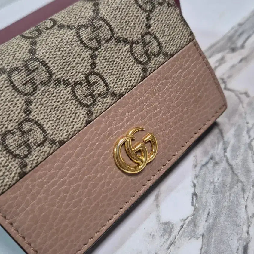 [BUNJANG] Gucci GG Marmont Wallet / (정품) 구찌 GG 로고 마몬트 반지갑