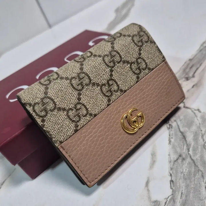 [BUNJANG] Gucci GG Marmont Wallet / (정품) 구찌 GG 로고 마몬트 반지갑