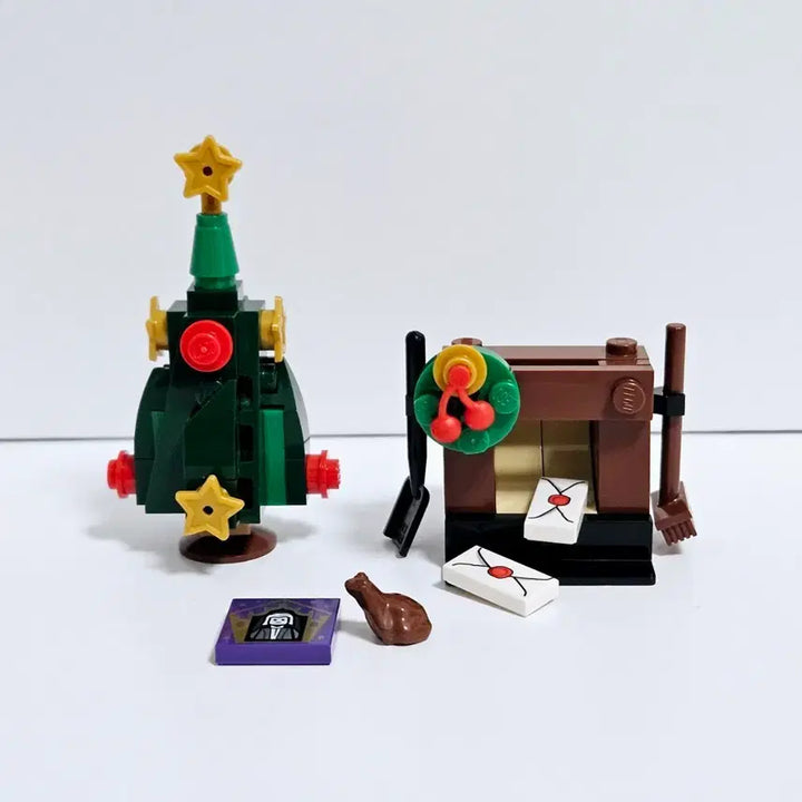 [BUNJANG] LEGO Harry Potter Fireplace, Tree, and Chocolate Frog Set / 해리포터 레고 정품 벽난로 + 트리 + 개구리 초콜릿