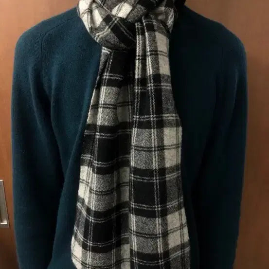 [BUNJANG] Comme des Garcons Homme Checkered Scarf / 꼼데가르송 옴므 체크 머플러