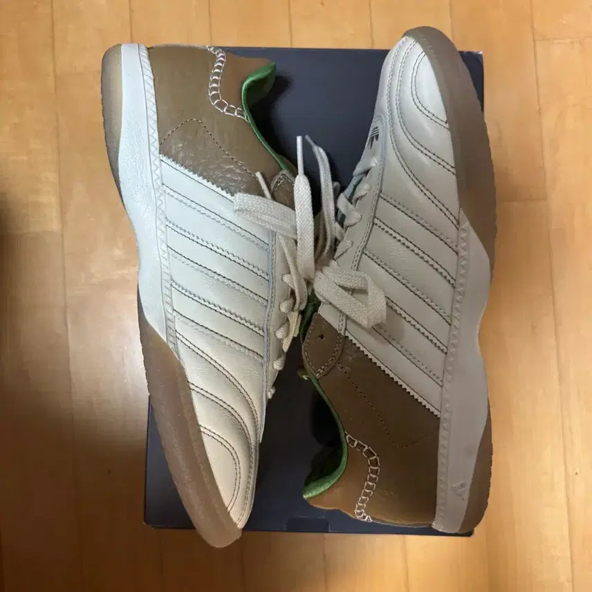 [BUNJANG] Adidas Samba Wales Bonner Beige Green / 아디다스 삼바 웨일즈보너 285 베이지 그린