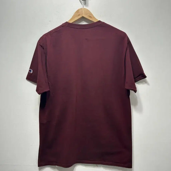 [BUNJANG] Champion Burgundy T-shirt L / 챔피온 반팔 티셔츠 버건디 L