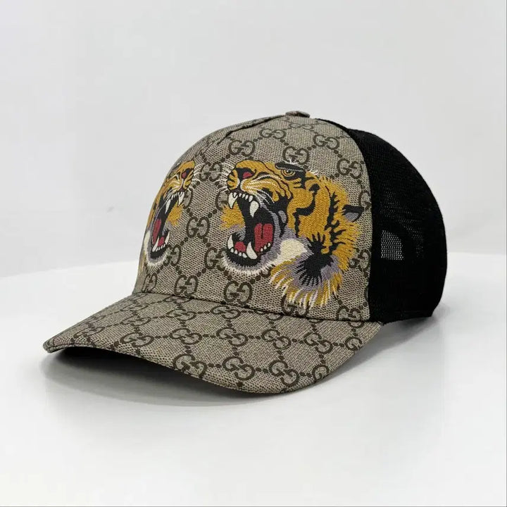 [BUNJANG] Gucci GG Supreme Tiger Mesh Baseball Cap (426887) / [XL사이즈] 구찌 GG 수프림 타이거 매쉬 볼캡 모자 (426887)