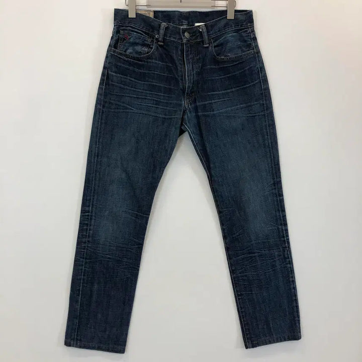 [BUNJANG] Polo Ralph Lauren Indigo Denim Jeans / 폴로 랄프로렌 오리지널 레더패치 인디고데님진 30-31 인치
