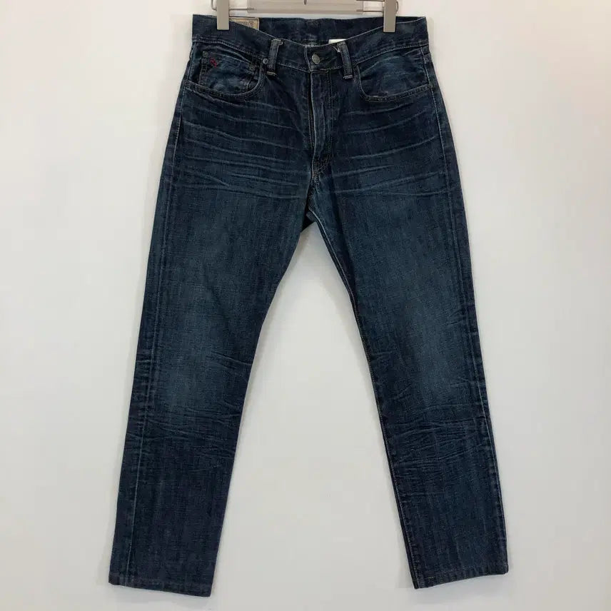 [BUNJANG] Polo Ralph Lauren Indigo Denim Jeans / 폴로 랄프로렌 오리지널 레더패치 인디고데님진 30-31 인치