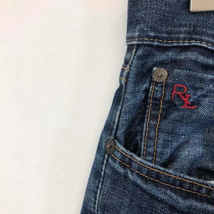 [BUNJANG] Polo Ralph Lauren Indigo Denim Jeans / 폴로 랄프로렌 오리지널 레더패치 인디고데님진 30-31 인치