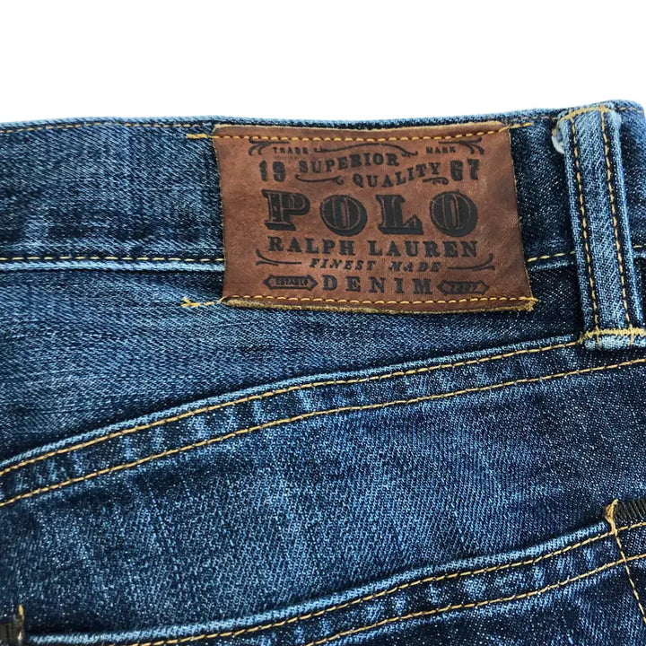 [BUNJANG] Polo Ralph Lauren Indigo Denim Jeans / 폴로 랄프로렌 오리지널 레더패치 인디고데님진 30-31 인치