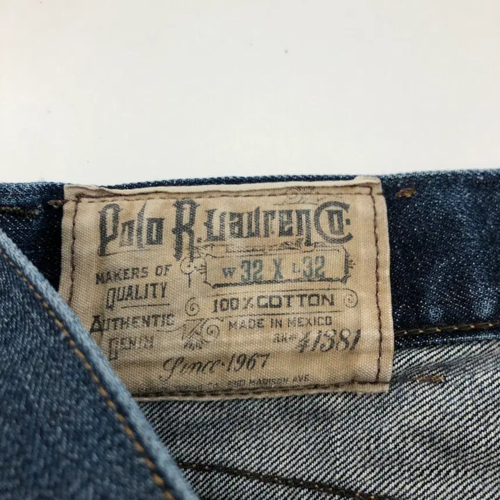 [BUNJANG] Polo Ralph Lauren Indigo Denim Jeans / 폴로 랄프로렌 오리지널 레더패치 인디고데님진 30-31 인치