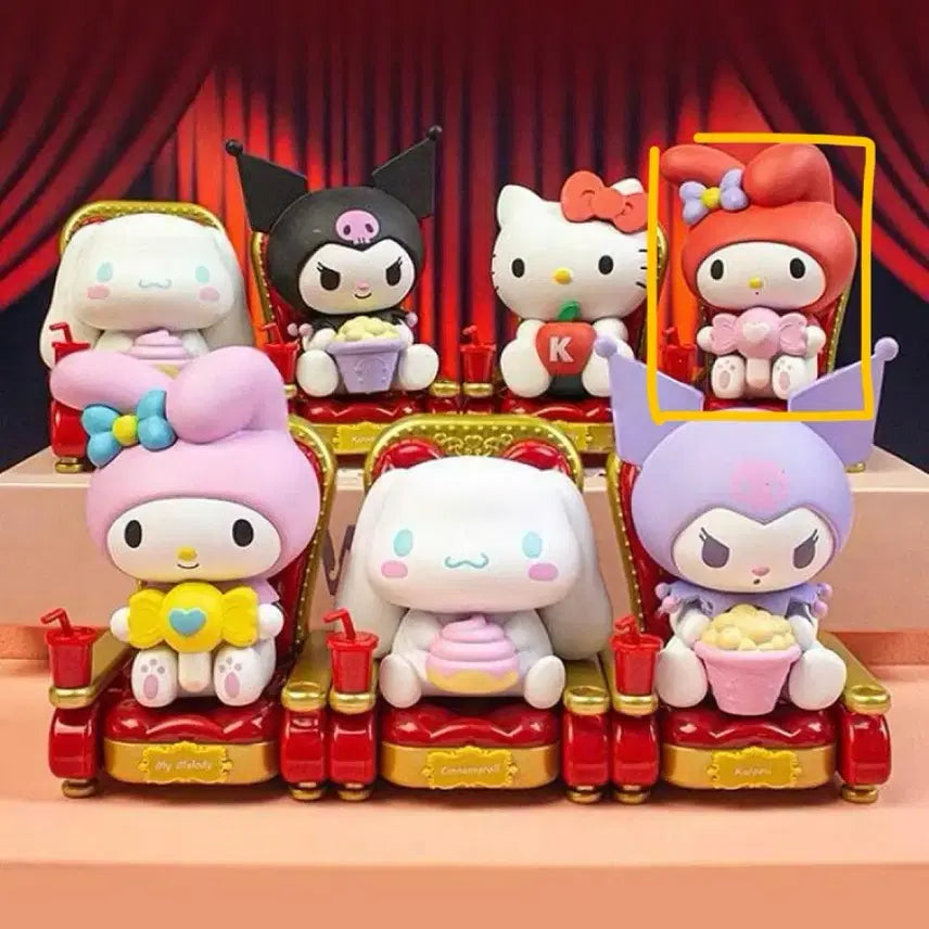 [BUNJANG] Sanrio Movie Theater My Melody Figure / 산리오 영화관 영화감상 피규어 마이멜로디