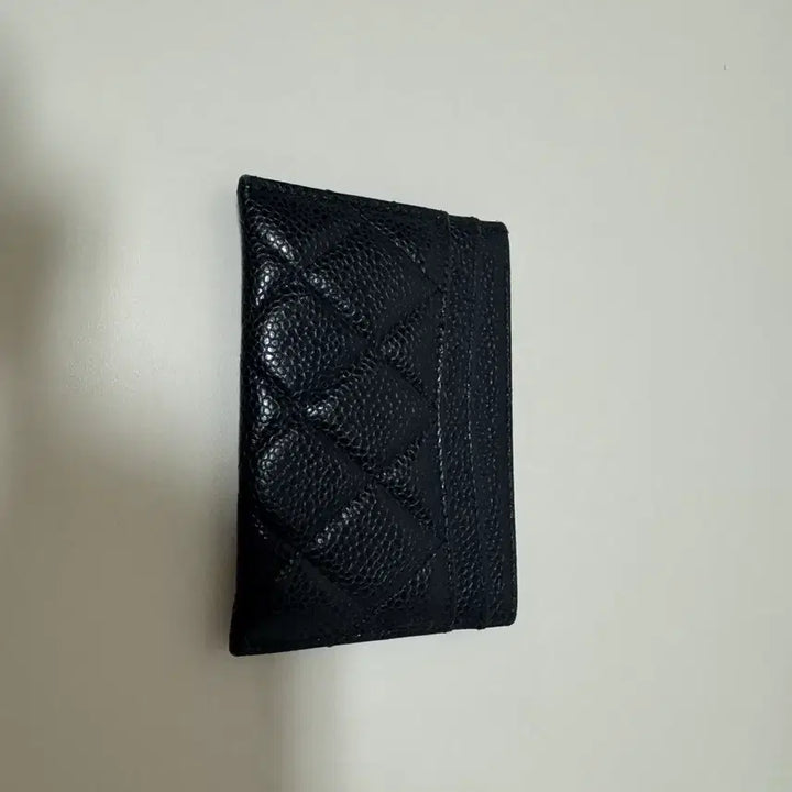 [BUNJANG] Chanel Classic Card Holder Grainy Calfskin Black / 샤넬 클래식 카드 홀더 그레인드 카프스킨 &amp; 실버 메탈 블랙