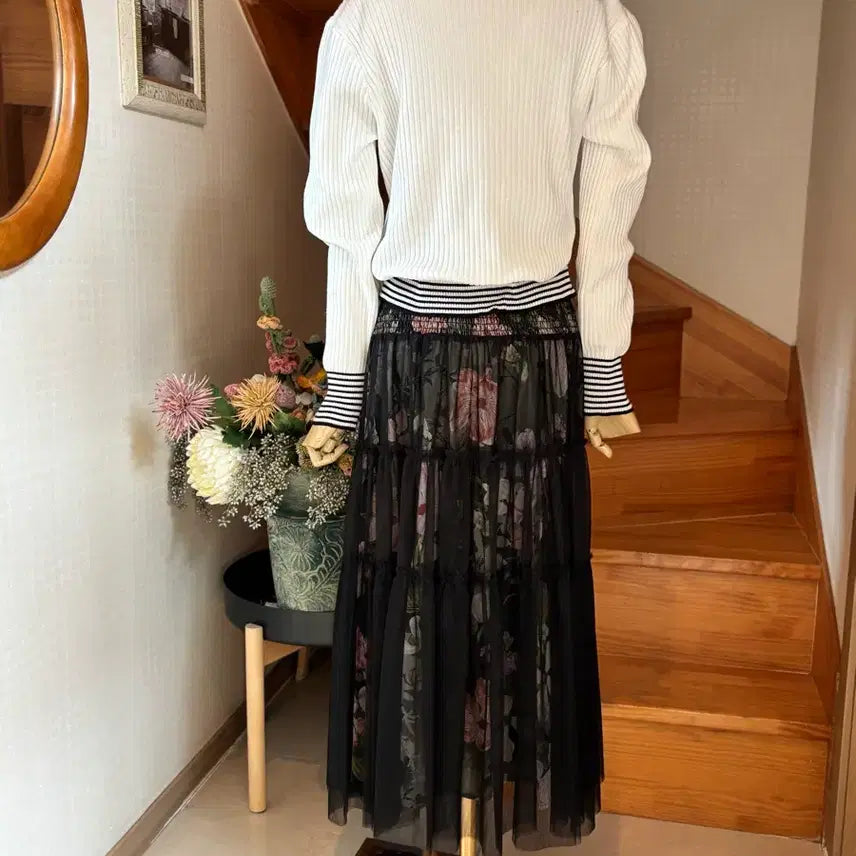 [BUNJANG] Heart Point Sailor Cardigan / 하트 포인트 세일러 카디건