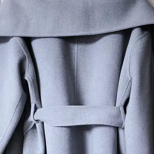 [BUNJANG] ORR Cashmere Layering Long Coat / orr 오르 머플러 레이어링 캐시미어 롱코트 myr
